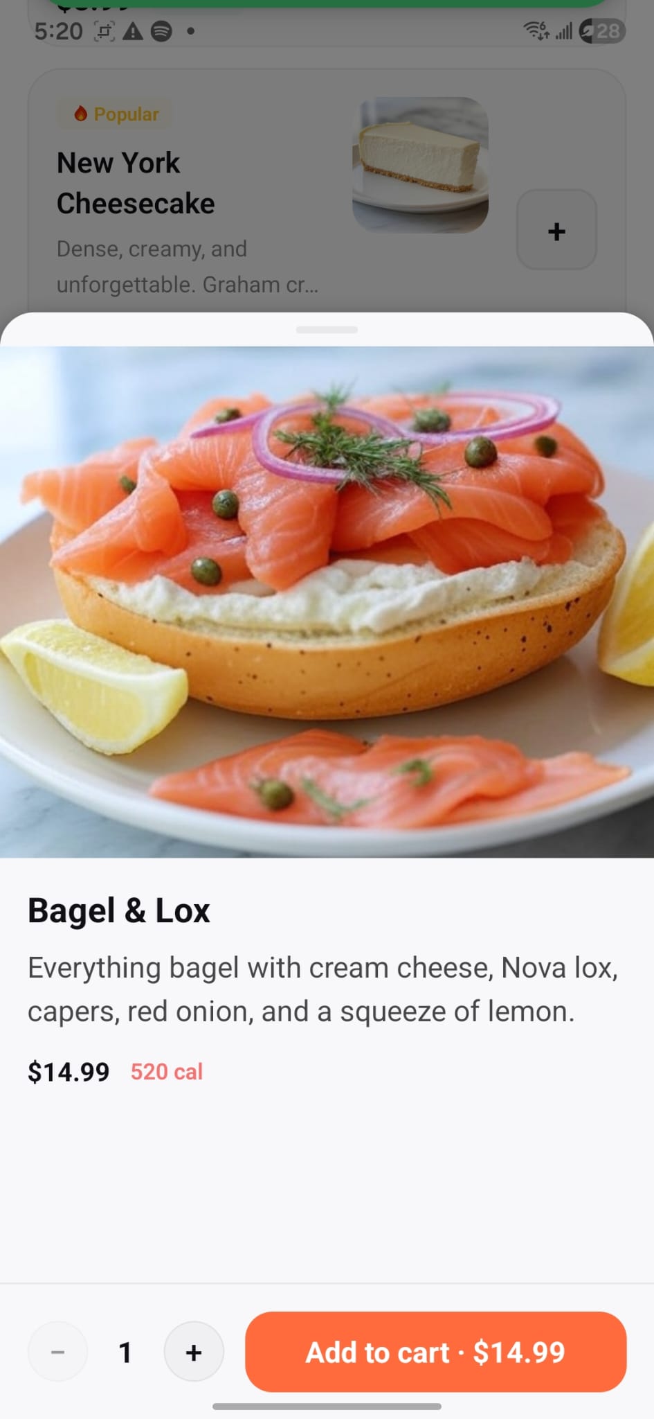 Food detail